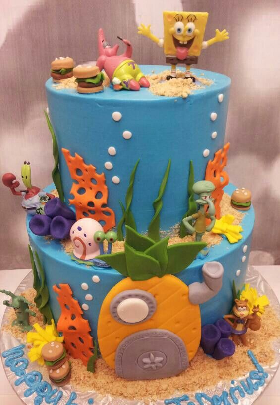 Spongebob Cake Ideas / Spongebob Themed Cakes