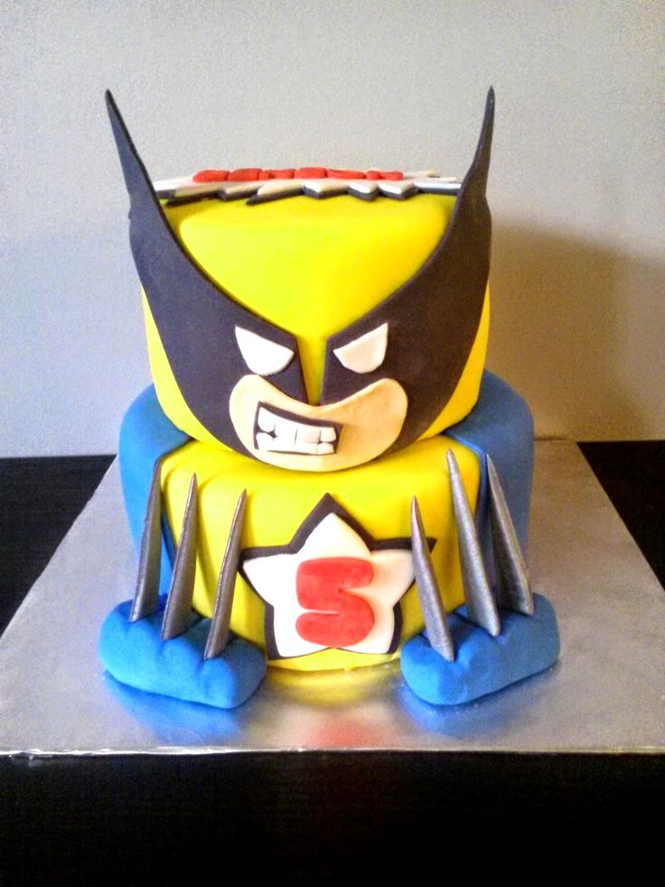 Super Heroes Cake Pictures