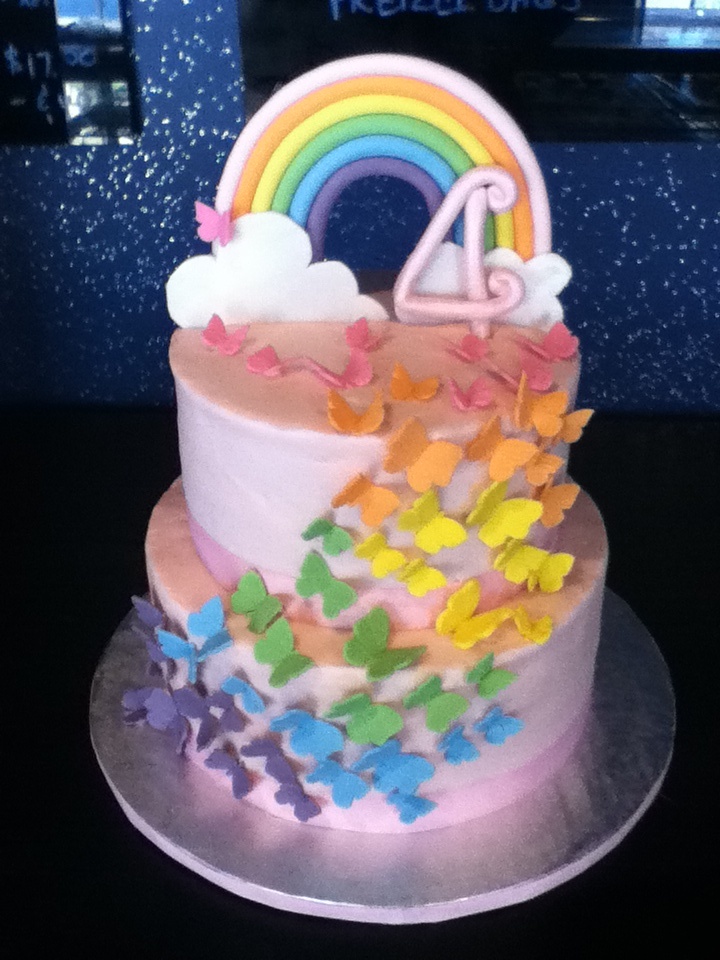 Colorful Rainbow Themed Cakes / Colorful Rainbow Cake Ideas