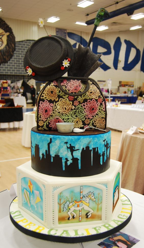 The Mary Poppins Theme Cakes / Mary Poppins Cake Ideas