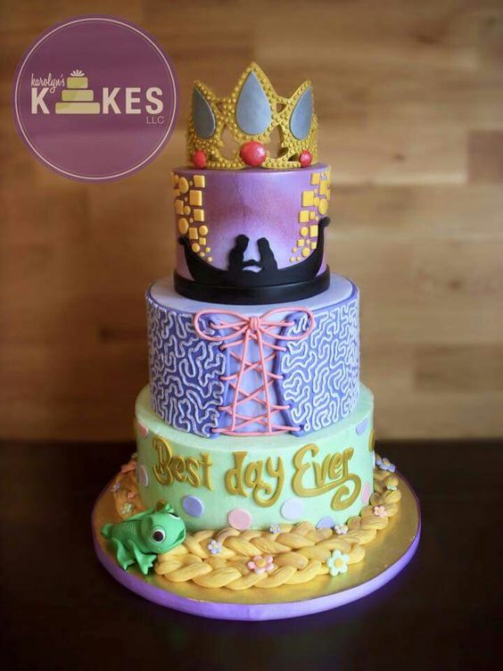 Some Cool Rapunzel themed cakes / Tangled cakes Ideas - Crust N Cakes