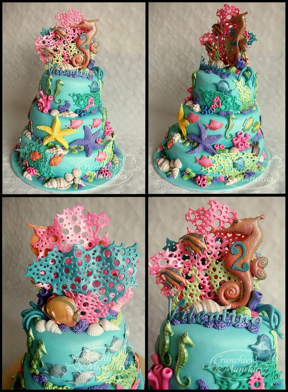 Under the ocean themed cakes