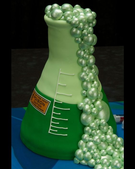 Science themed cakes for kids