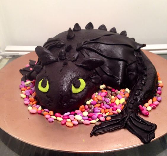 dragon cake train cakes toothless birthday themed cupcake easy cupcakes parties son happy boys google dragons theme simple decorations entitlementtrap