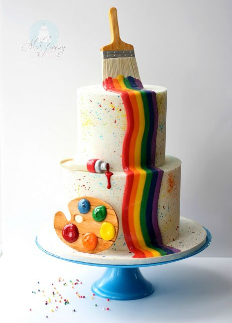 Some cool art themed cakes to inspire you