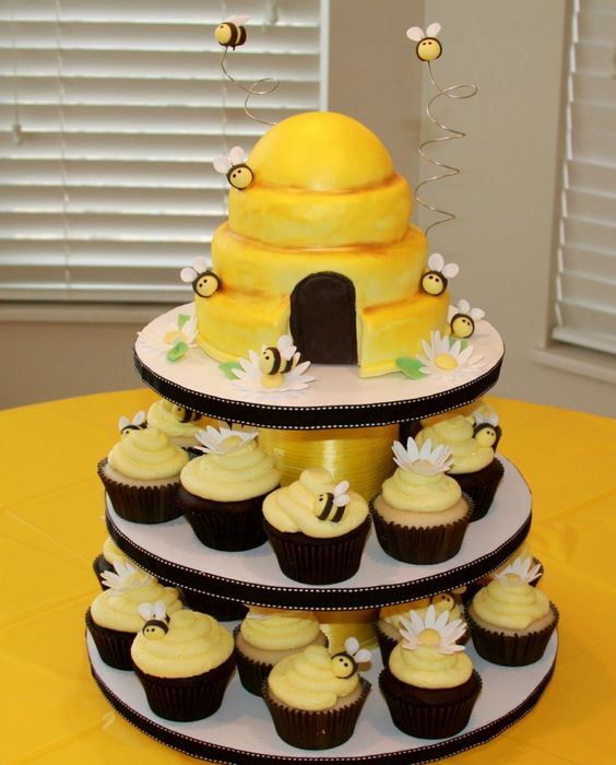 Adorable Honey Bee Themed Cake cake delivery in Gurgaon