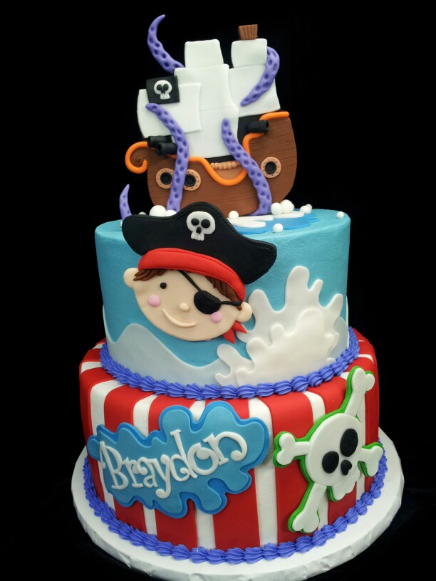 Some Cool Pirates Themed Cake Ideas-Pirates Cake designs