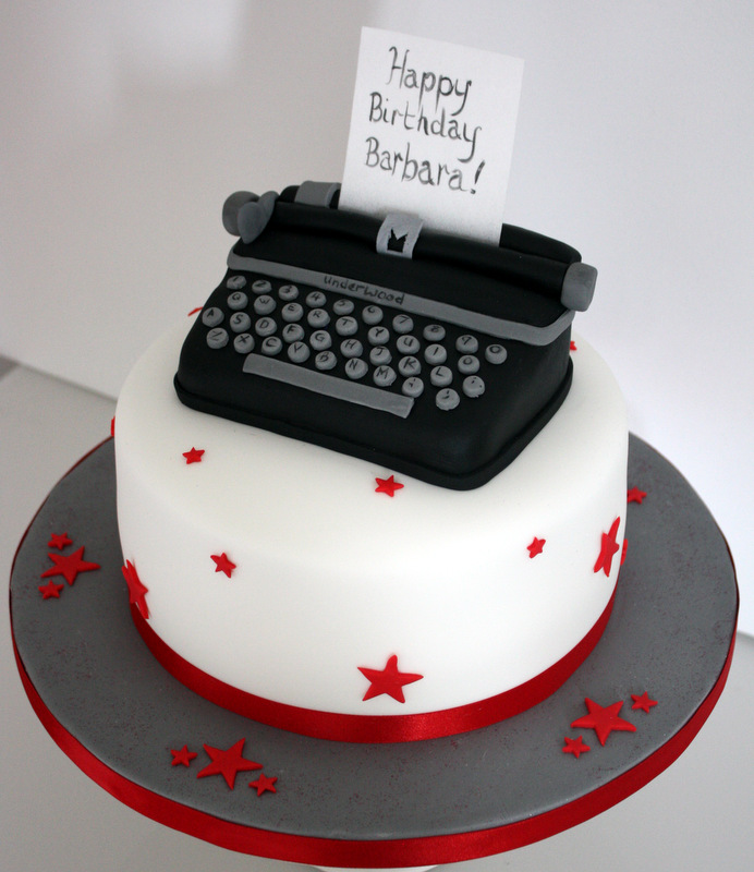 The Amazing Typewriter Themed Cakes-Unique Cake Ideas