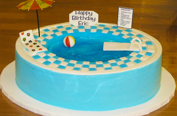 Cake ideas:Swimming Pool Theme-Swimming Pool Theme cakes