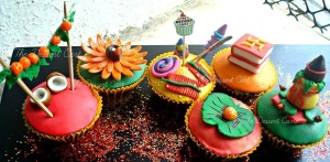 Diwali themed cupcakes 4