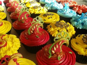 Diwali themed cupcakes