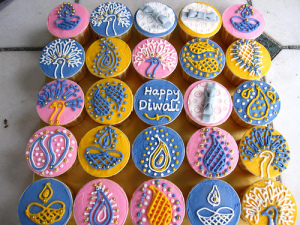 Diwali themed cupcakes 1