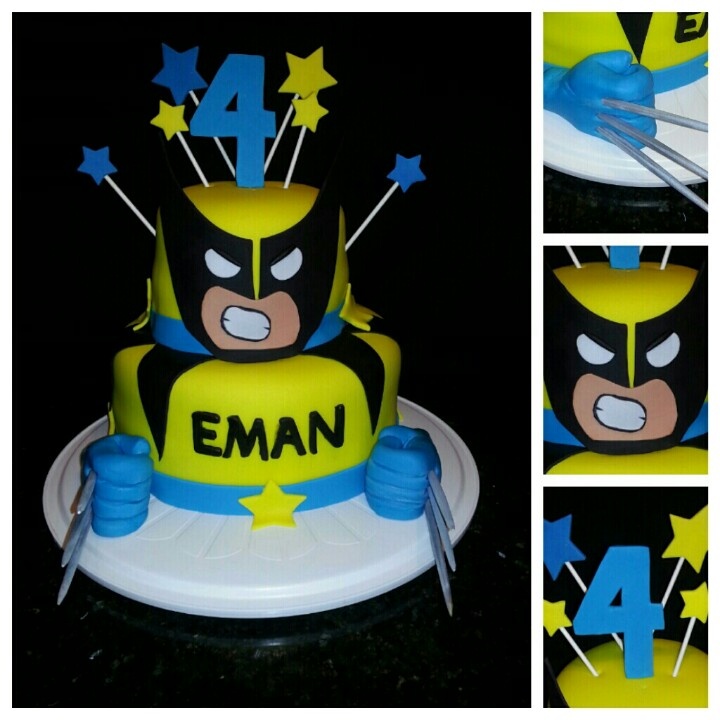 Wolverine XMen Edible Cake Toppers – Cakecery