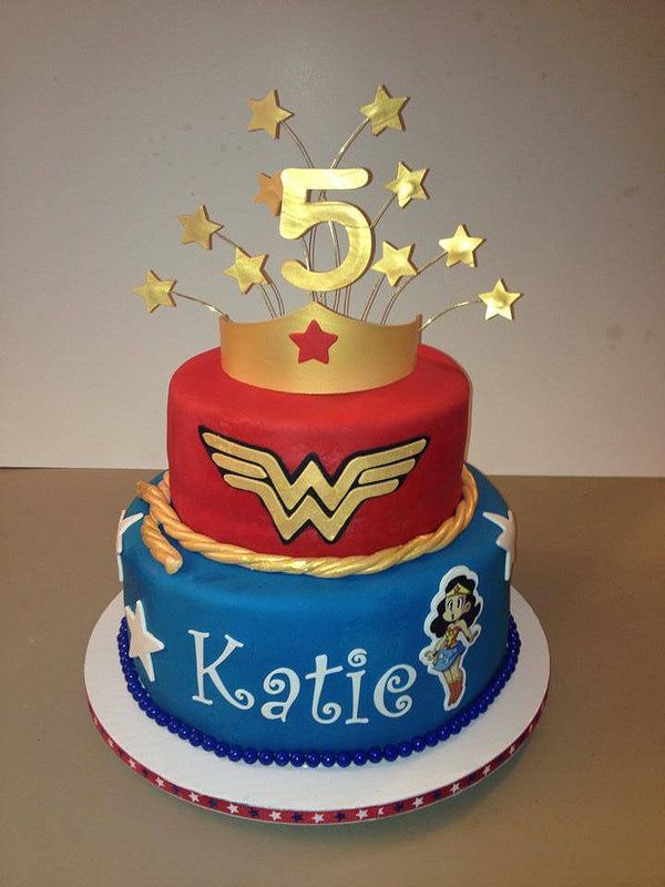 Super Woman Cake - Cake'O'Clocks