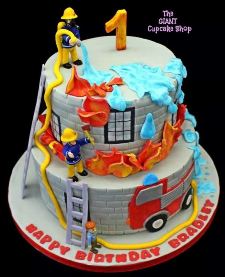 Firefighter fire truck Cake Singapore/fireman cake sg/- Order online -  River Ash Bakery