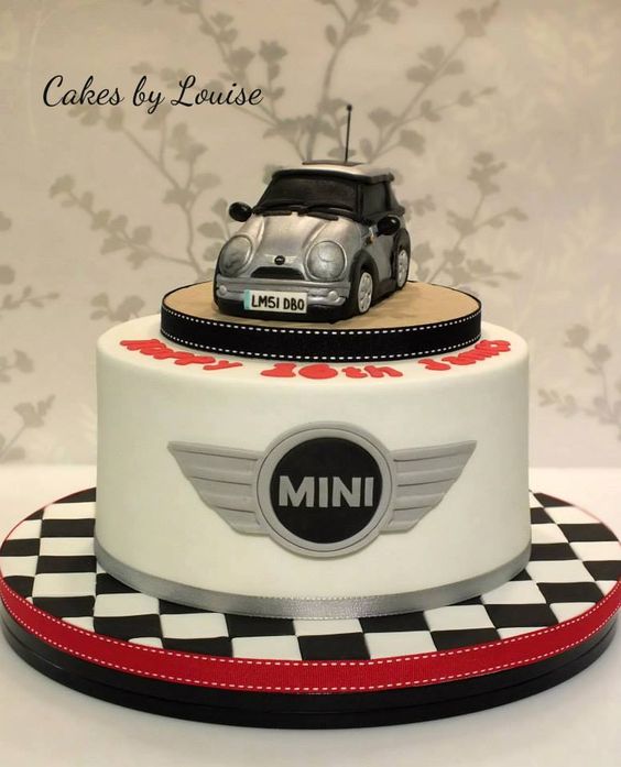 Mini Cooper Themed Cakes