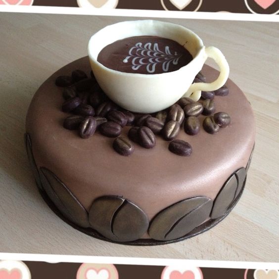 Cafe Latte Cake - Vanilla Cafe Layer Cake - Veena Azmanov