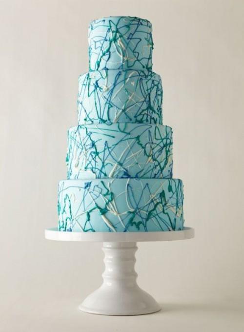 Creative-And-Lovely-Hand-Painted-Wedding-Cakes