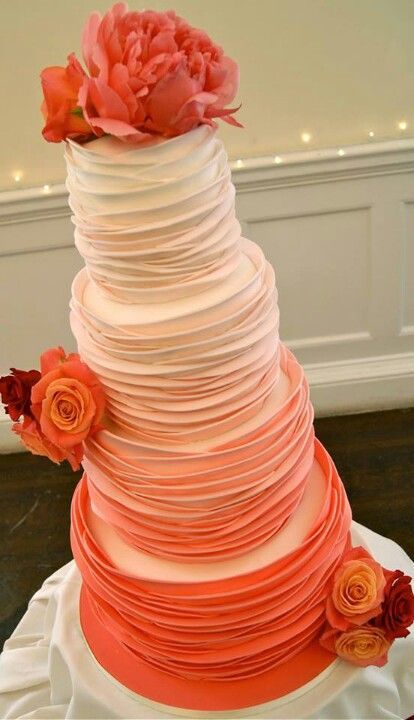 Orange-Wedding-Cake-Idea