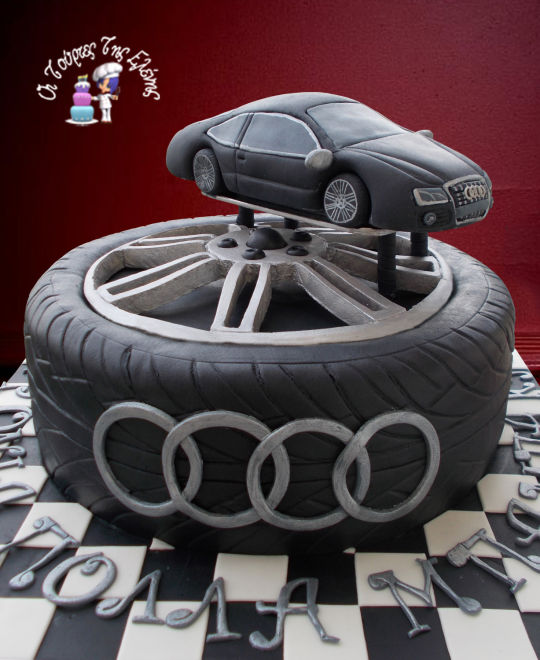 cake Audi , gateau theme Audi #audicake - YouTube