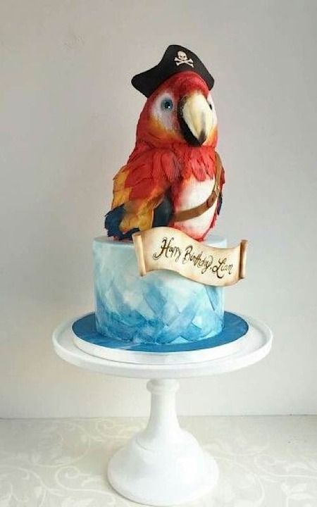 Tropical Parrot Cake