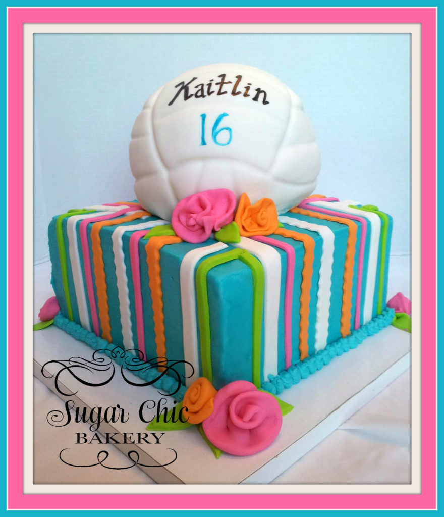 The Bake More: Volleyball Court Cake
