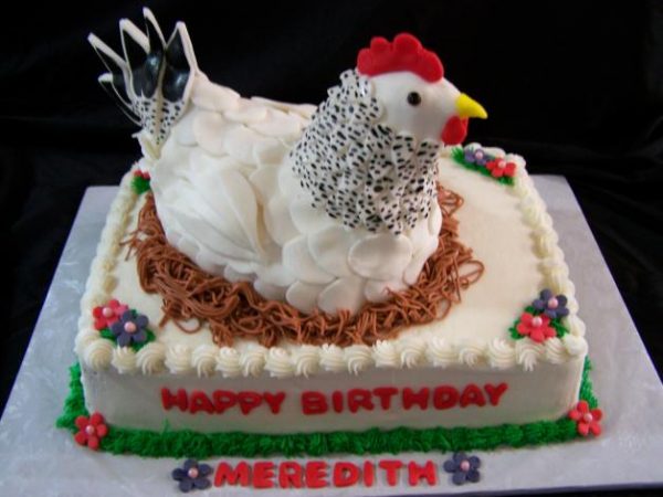I made a Hen cake for my sons Birthday 🐔 Chicken cake tutorial - YouTube